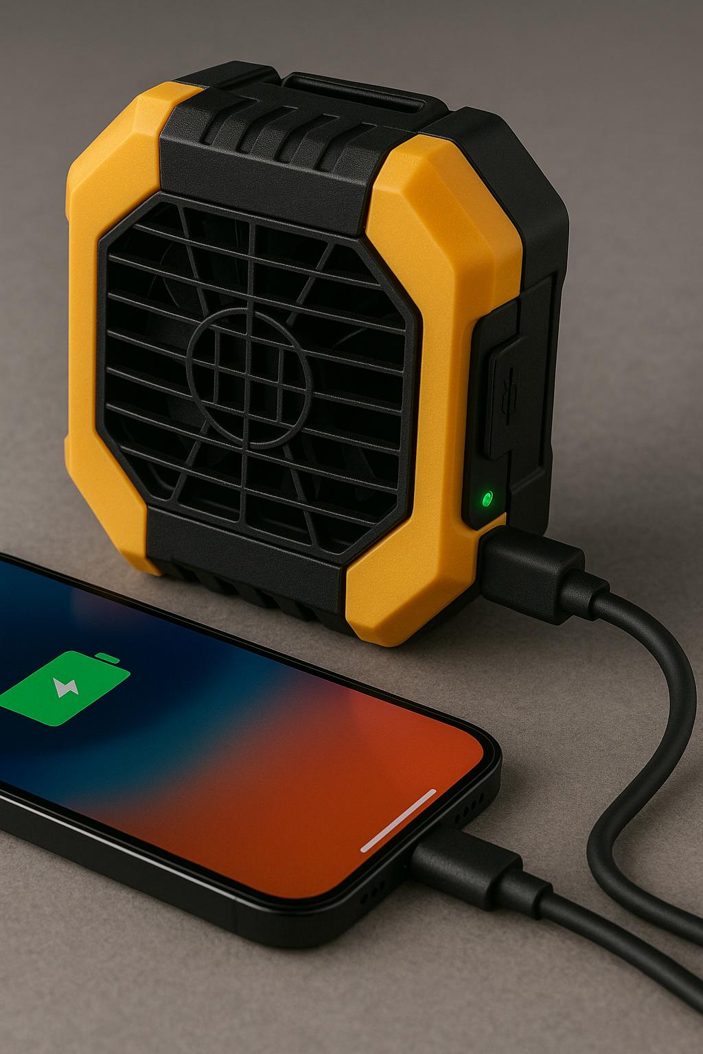 TAŞINABİLİR BEL FANI 6000mAh