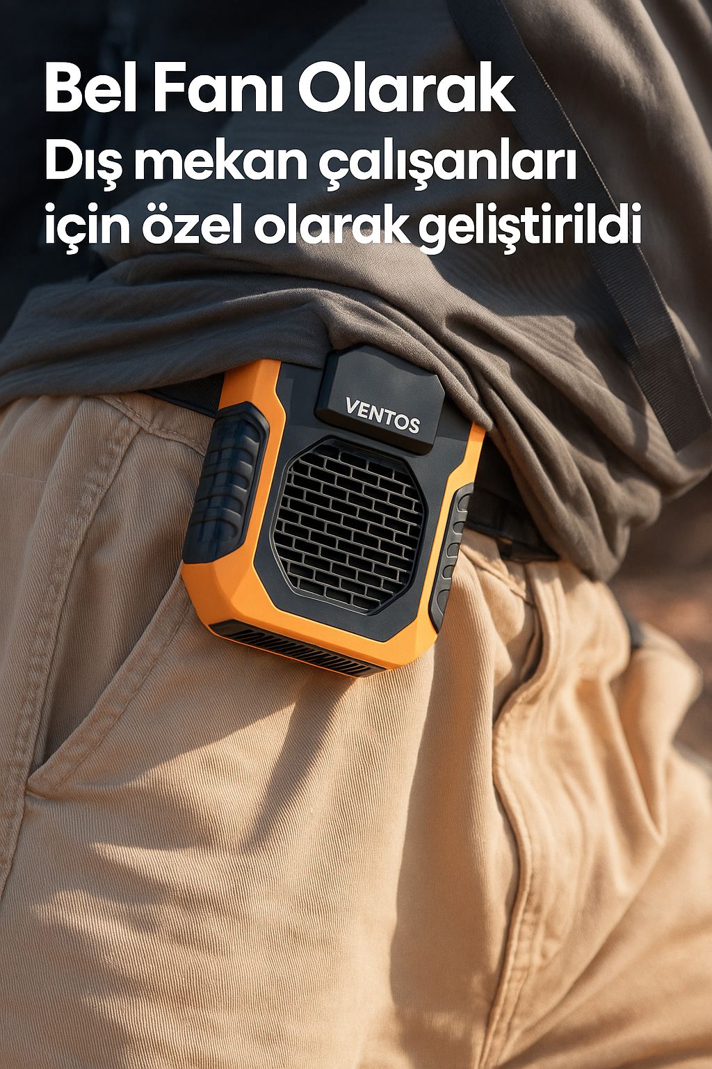 TAŞINABİLİR BEL FANI 6000mAh